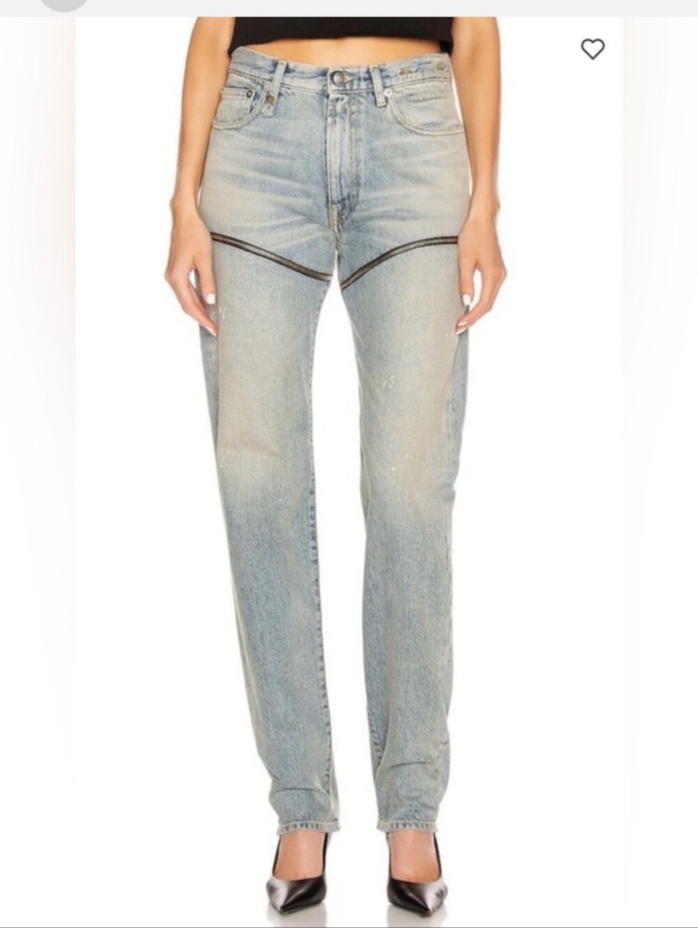 Nwt R13 zipper jeans - Picture 12 of 12